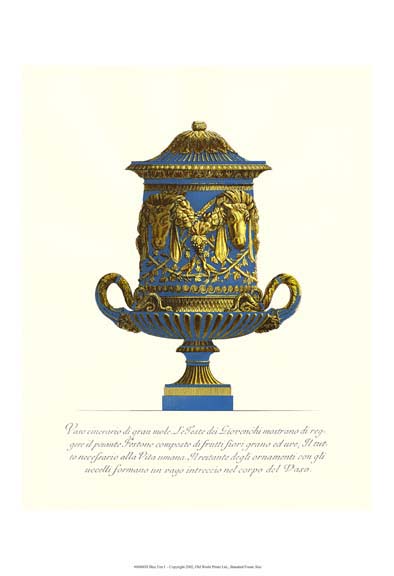Blue Urn I