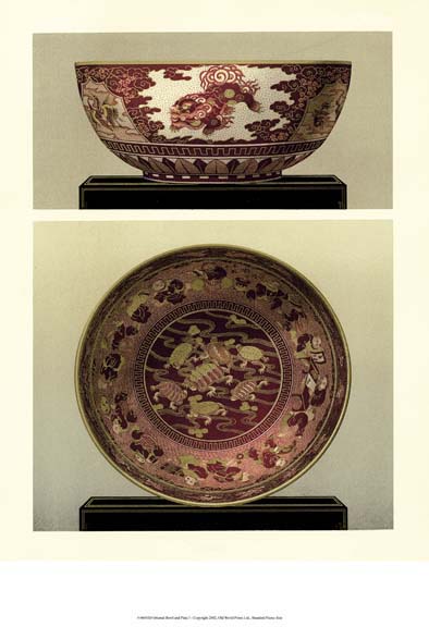 Oriental Bowl and Plate I