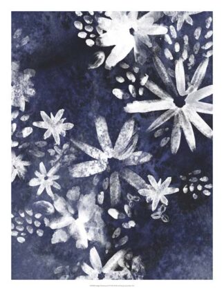 Indigo Floral Gesture II
