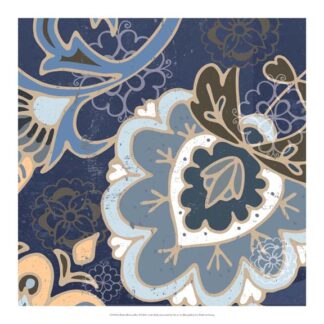 Paisley Blossom Blue II
