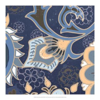 Paisley Blossom Blue III