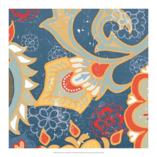 Paisley Blossom Red III