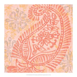 Block Print Paisley I