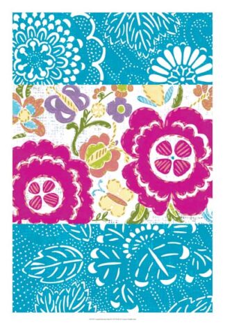 Tropical Embroidery Panel II