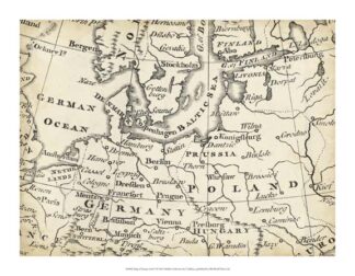 Map of Europe Grid V