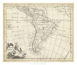 Map of South America