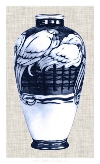 Blue & White Vase VI