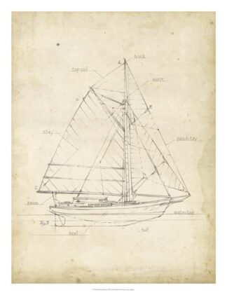 Sailboat Blueprint III