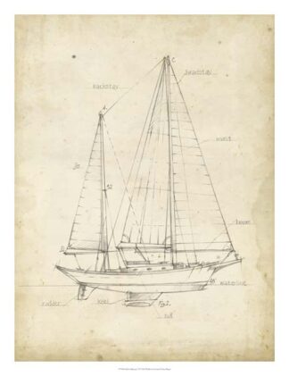 Sailboat Blueprint VI