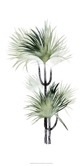 Palm in Watercolor I