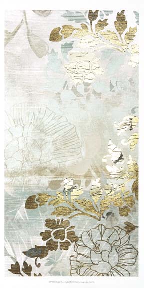 Metallic Flower Garden I