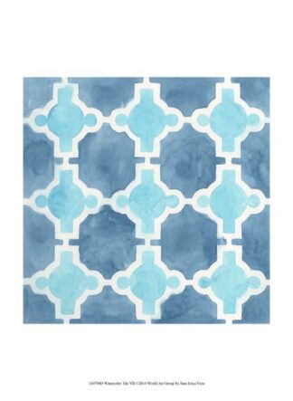 Watercolor Tile VII