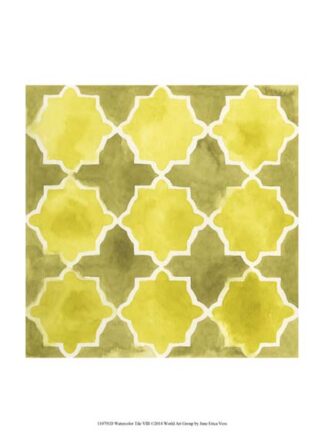 Watercolor Tiles VIII
