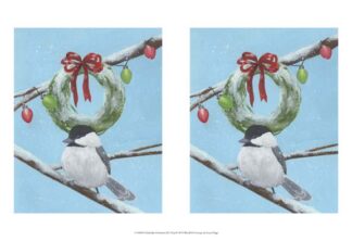 Chickadee Christmas III 2-Up