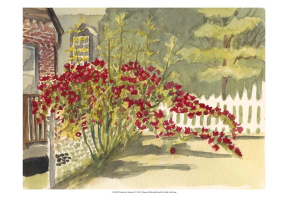 Watercolor Garden VI