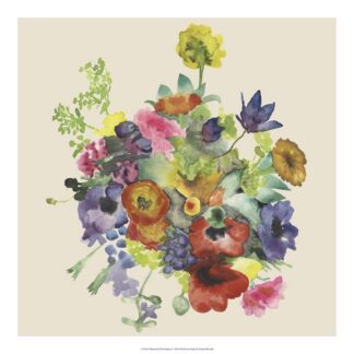 Watercolor Floral Spray I