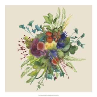 Watercolor Floral Spray III