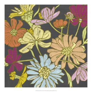 Summer Floral on Grey II