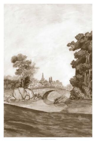 Sepia French Wall Paper III