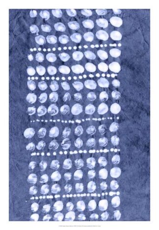 Indigo Primitive Patterns VIII