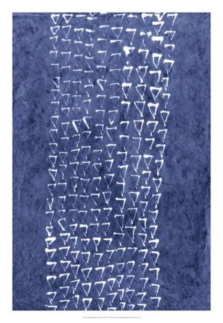 Indigo Primitive Patterns IX