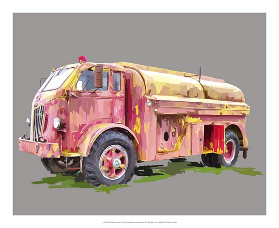Painterly Firetruck