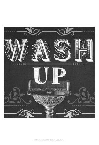 Chalkboard Bath Signs III