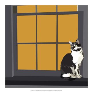 Cat on a Window Sill I