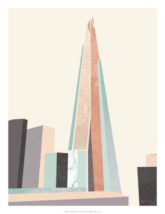 Graphic Pastel Architecture I