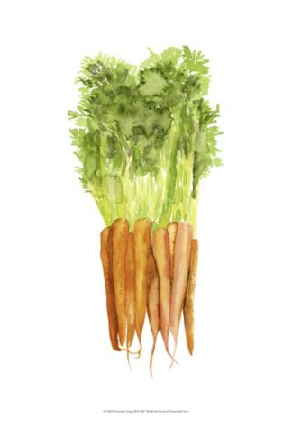 Watercolor Veggie III