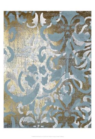 Foil Damask Over Gold III