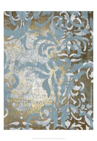 Foil Damask Over Gold IV