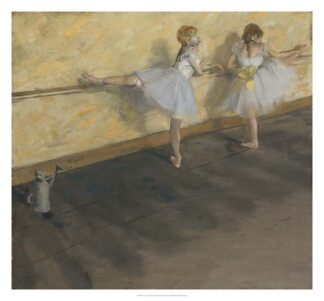 Dancers Practicing at the Barre