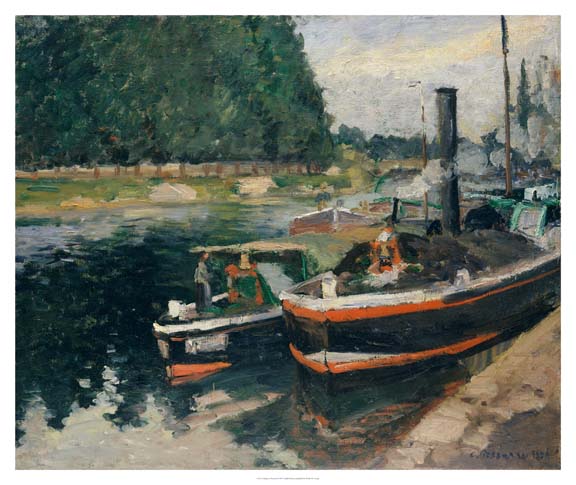 Barges at Pontoise