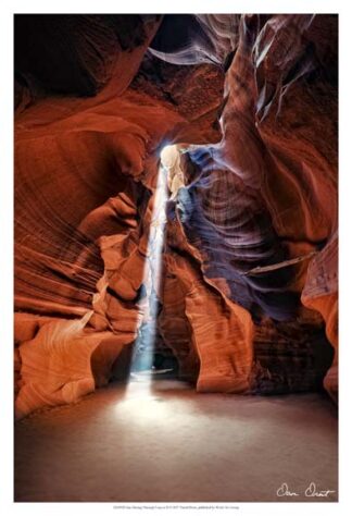 Sun Shining Through Canyon II