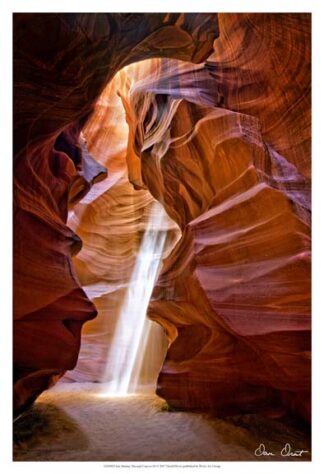 Sun Shining Through Canyon III