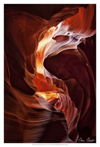 Sun Shining Through Canyon IV