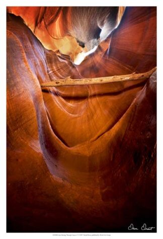 Sun Shining Through Canyon V