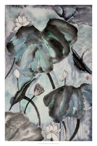 Lotus Study with Blue Green II