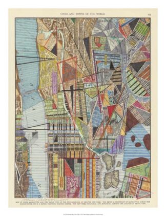 Modern Map of New York I