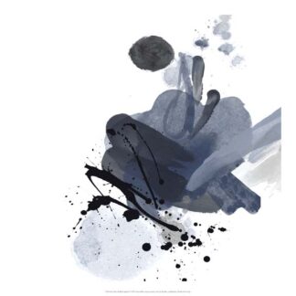 Blue & Black Splash I