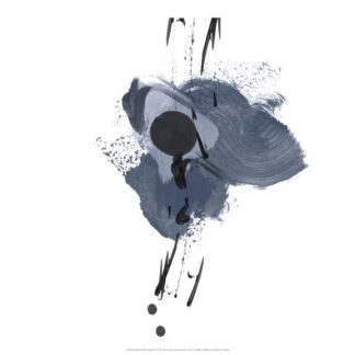 Blue & Black Splash II