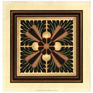 Crackled Square Wood Block II