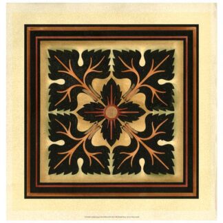 Crackled Square Wood Block III