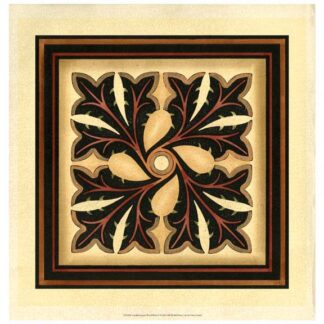 Crackled Square Wood Block V