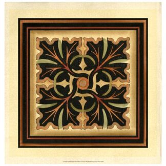 Crackled Square Wood Block VI