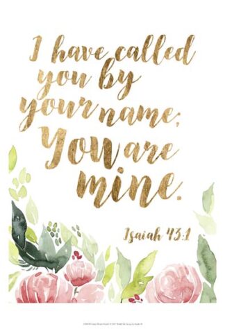 Grace Words Floral I