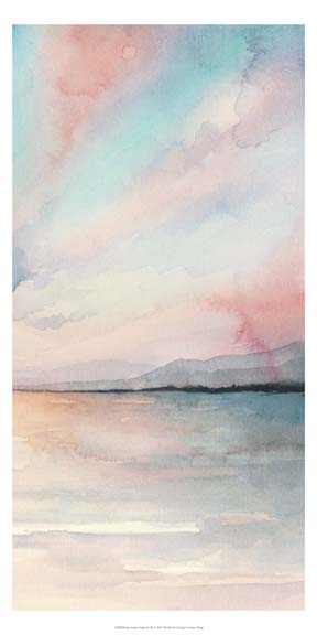 Sea Sunset Triptych III