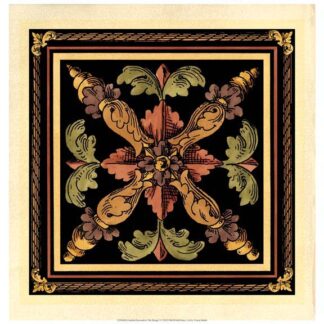 Crackled Decorative Tile Design V