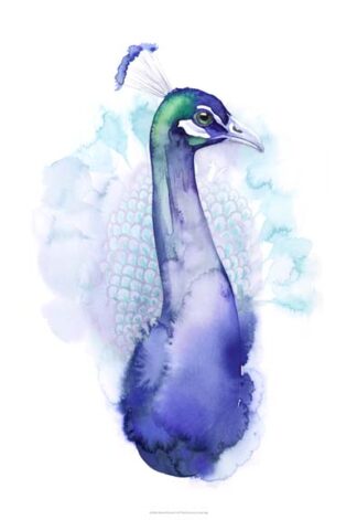 Bejeweled Peacock I